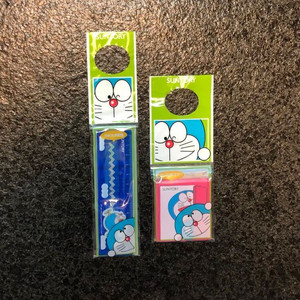 고전 도라에몽 문구 어디로든 문 거울 자 피규어 스트랩