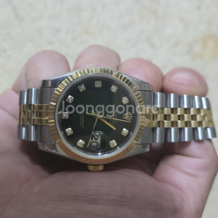 18k 롤렉스 옴브레 36mm 제작입니다--1