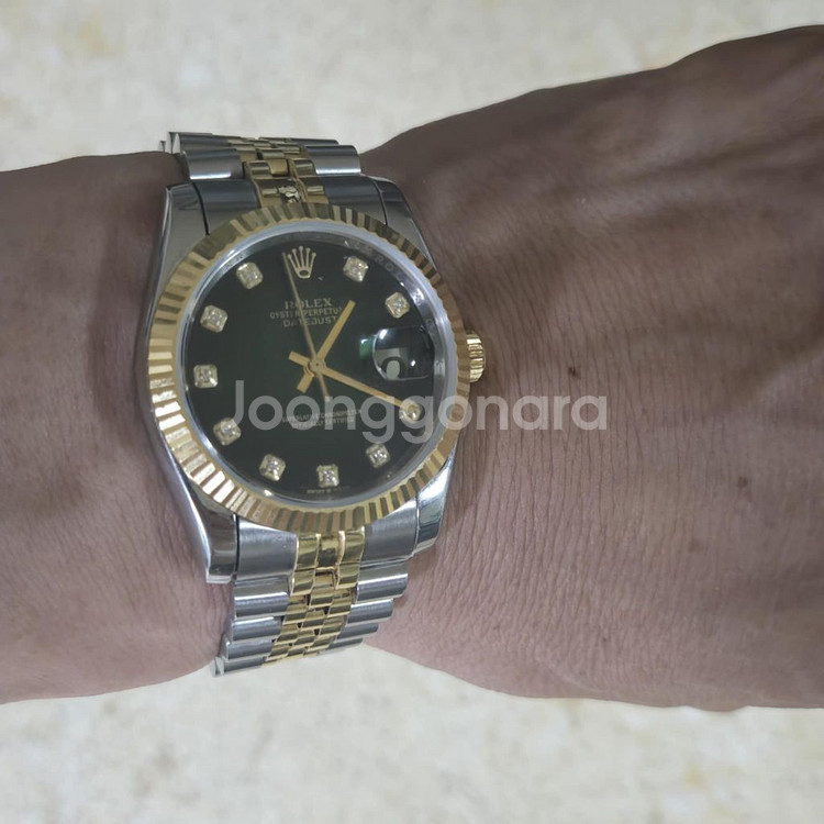18k 롤렉스 옴브레 36mm 제작입니다--3