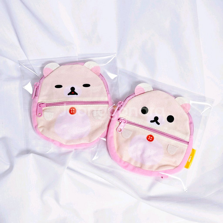 코리락쿠마 인형 가방 키링 파우치 동전 지갑 산엑스--2