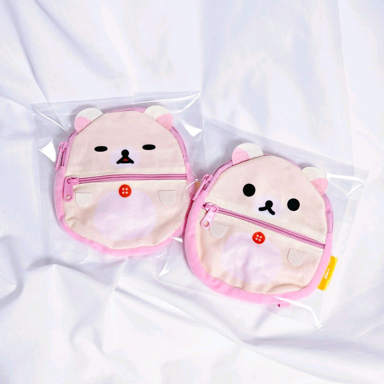 코리락쿠마 인형 가방 키링 파우치 동전 지갑 산엑스--2