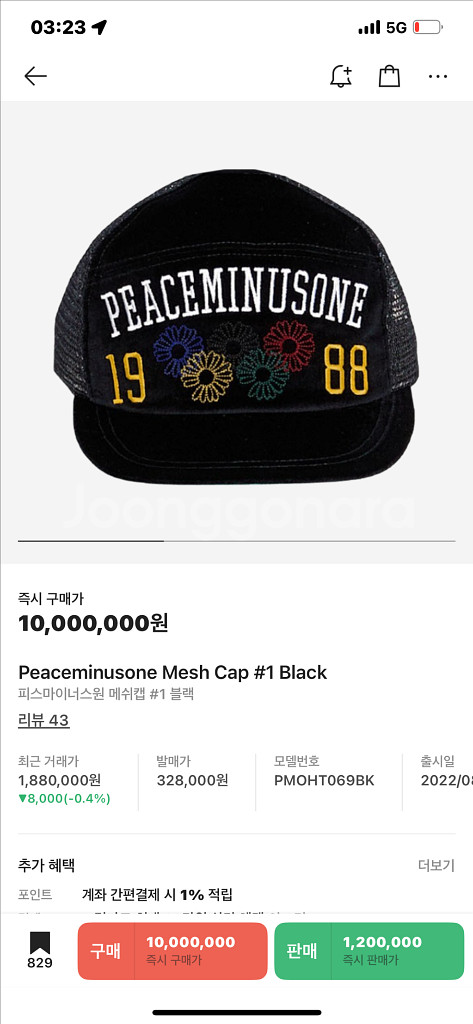 GD 지드래곤 피마원 모자--0