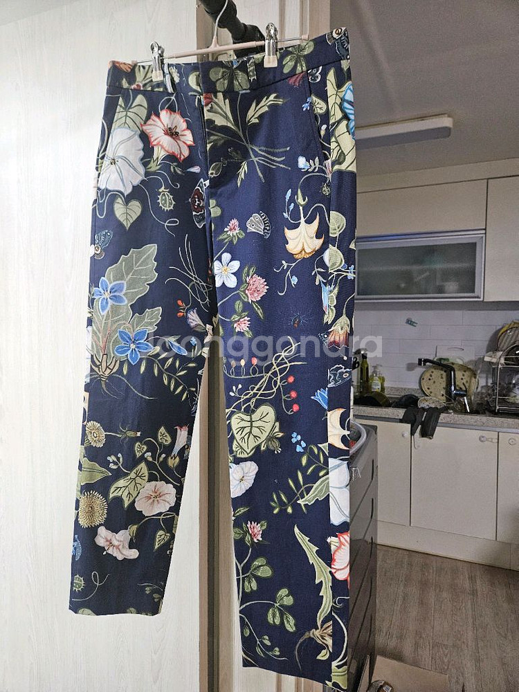 남자 플라워 구찌바지--0