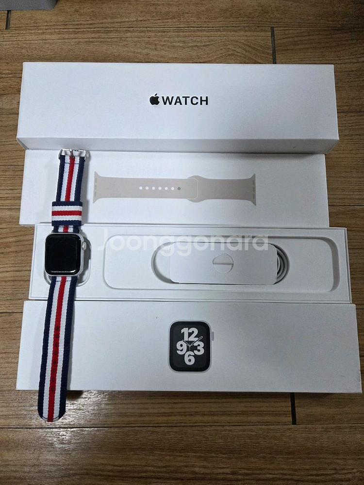 애플워치se 40mm 실버--0