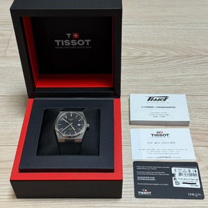티쏘 prx 40mm 쿼츠 블랙 (민트급)