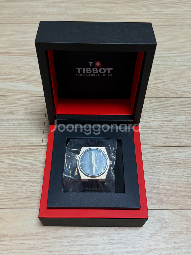 티쏘 prx 40mm 쿼츠 블랙 (민트급)--1