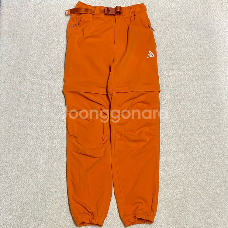 (정품)나이키 키즈 ACG 컨버터블 오렌지 팬츠 145--0