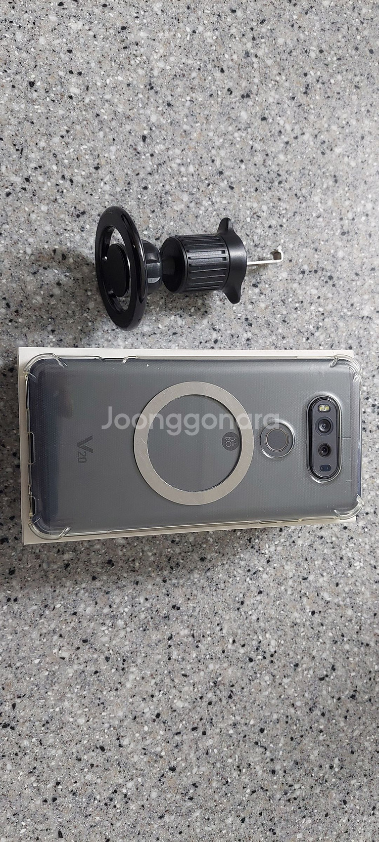 LG V20 + 추가배터리 + 차량용 마그넷 거치대--1
