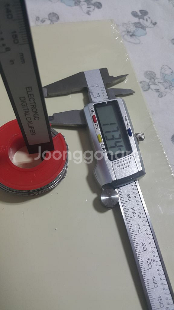 디지털 버니어 캘리퍼스 스텐질 눈금자 150mm 측정--9