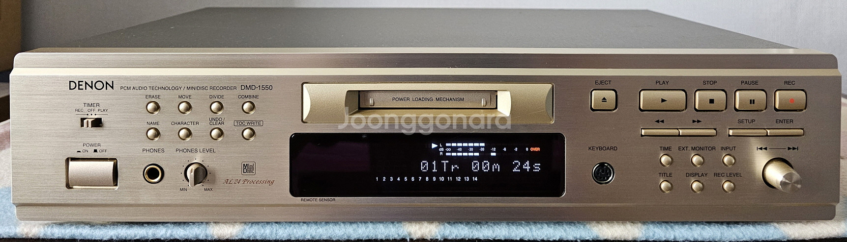 데논 MINIDISC 플래이어 DMD-1550--0