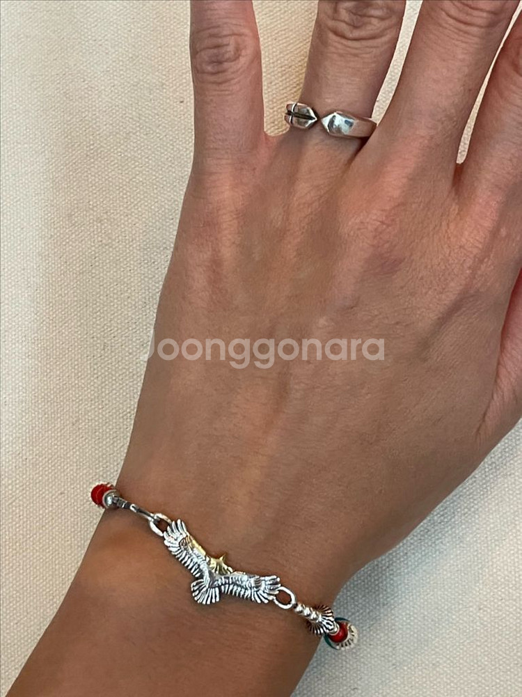 silver925 egle navajo bracelet--3