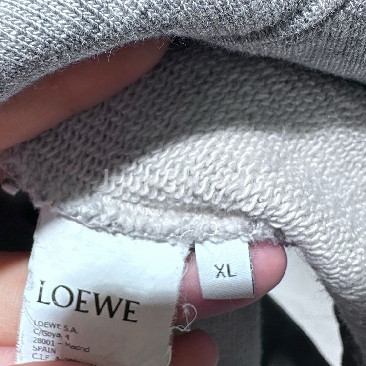 XL / 로에베 LOEWE 아나로그램 맨투맨 그레이--3