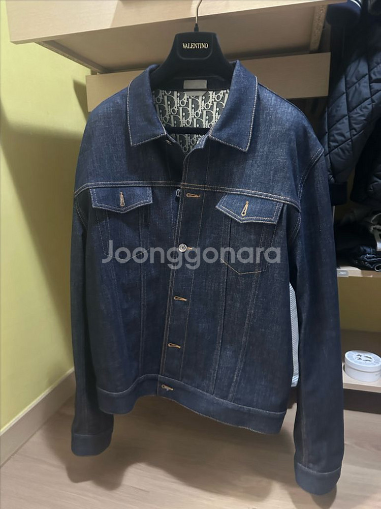 디올 오블리크 데님자켓 XL--2