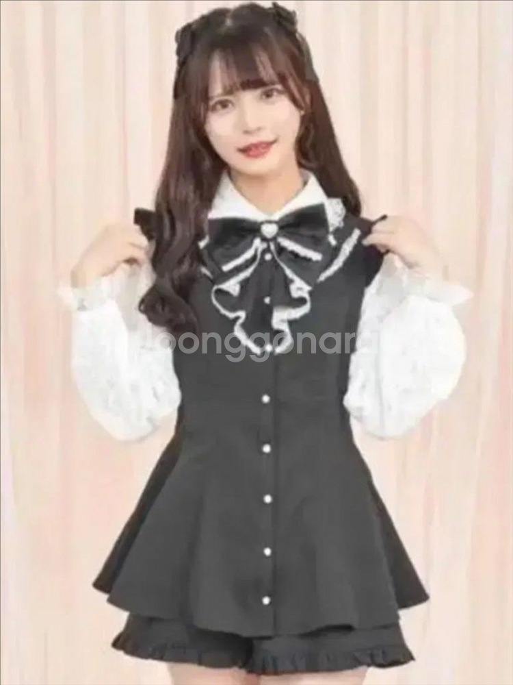 시크릿허니 시허니 프릴 레이스 셋업 지뢰계 양산형--0