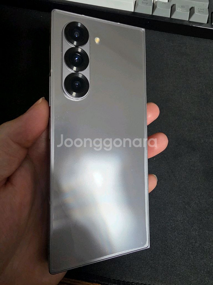갤럭시 폴드6 256실버 자급제--10