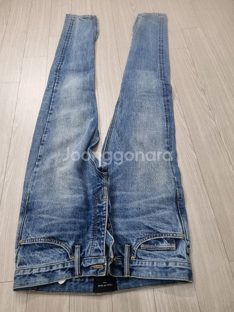 피어오브갓 블루 워시 데님--0