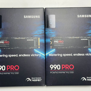 [미개봉] 삼성전자 990PRO 4TB 정품 2개