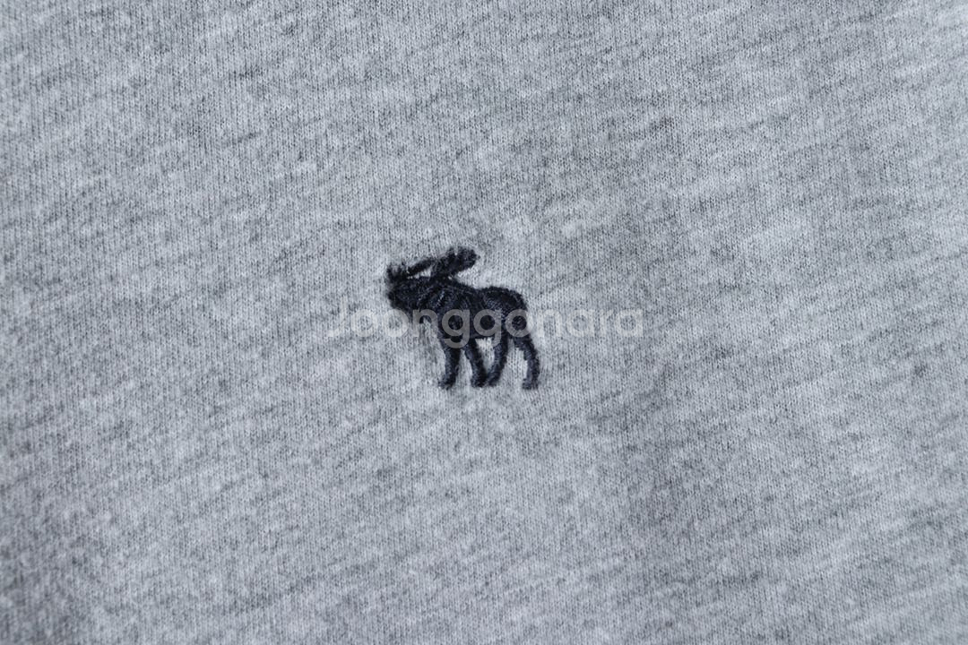 (L-XL) 아베크롬비 반팔 티셔츠 그레이 올드스쿨--4
