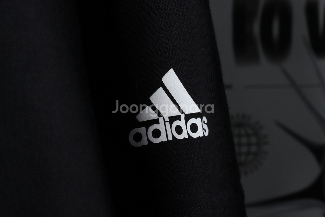 (3XL) 아디다스 반팔 티셔츠 빅사이즈 블랙--4