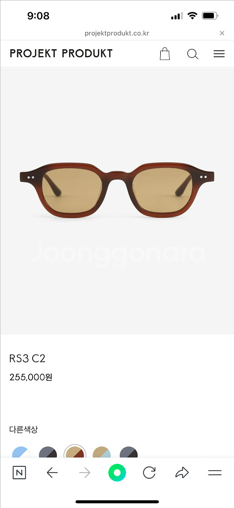 프로젝트 프로덕트 RS3 C2 선글라스--0
