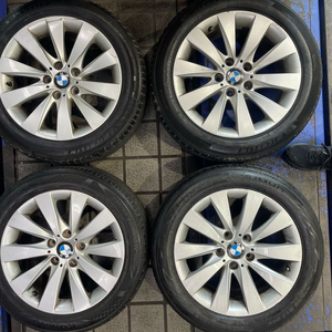 Bmw 17인치 휠,타이어 휠타 한대분 포터호환 저렴하