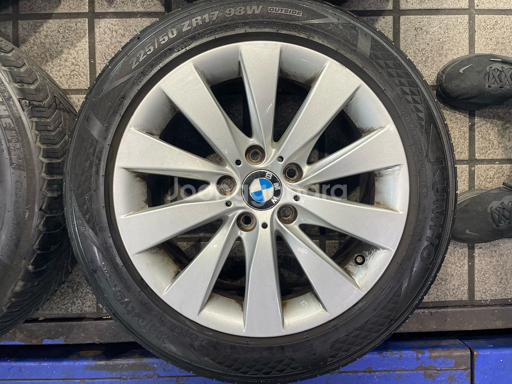 Bmw 17인치 휠,타이어 휠타 한대분 포터호환 저렴하--3