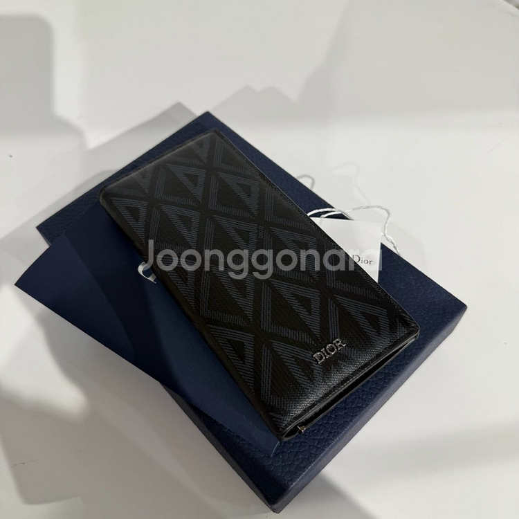 디올 cd 트라이앵글 버티컬 장지갑--6