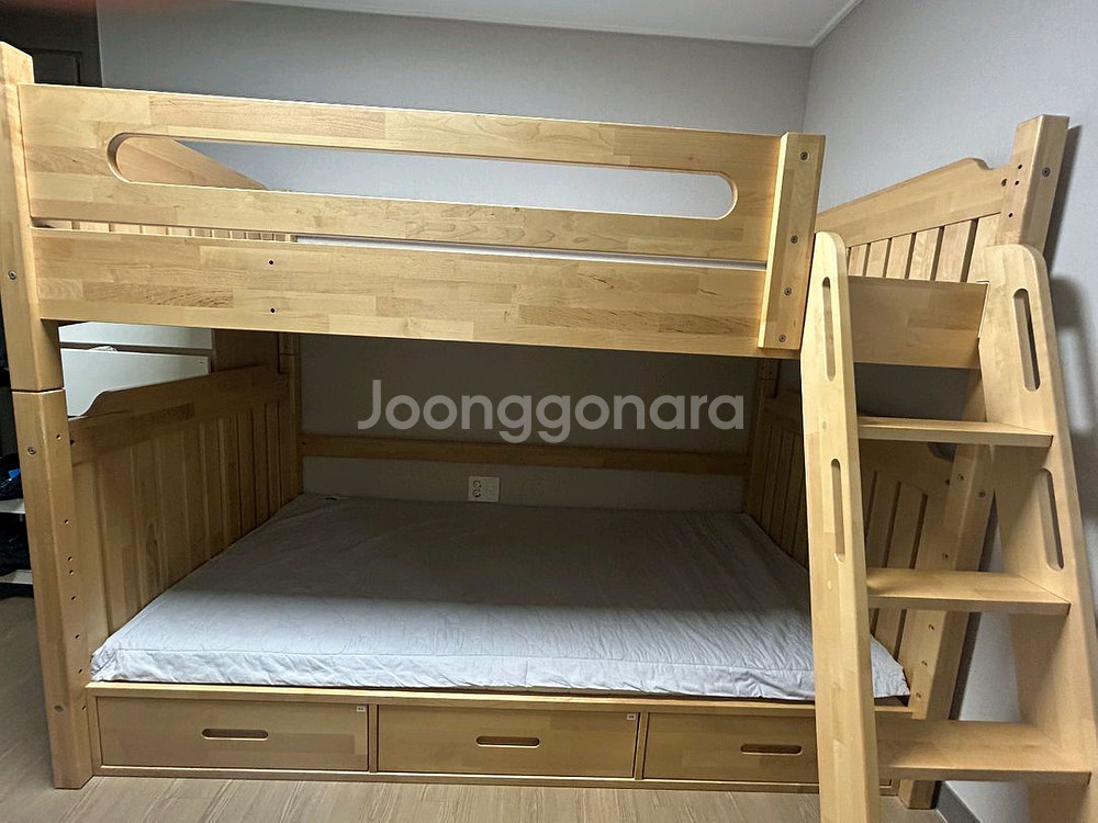 핀란디아 원목 2층 침대--0