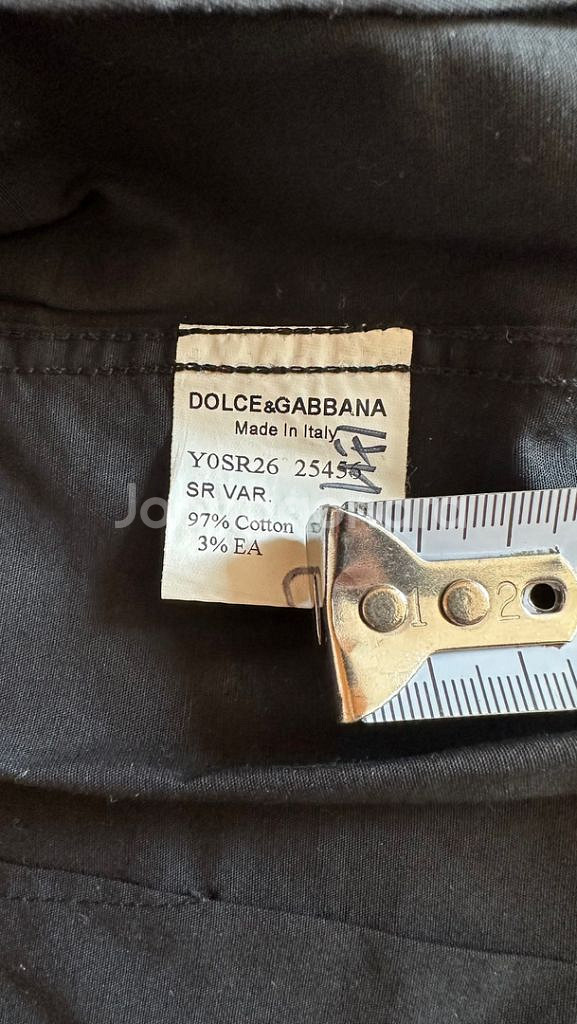돌체앤가바나 dolce gabbana 블랙 기본 셔츠--8