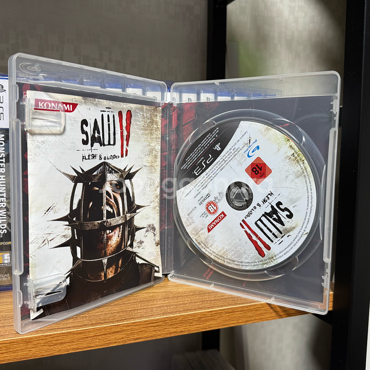 PS3 쏘우 1, 쏘우 2 피와 살 세트판매--2