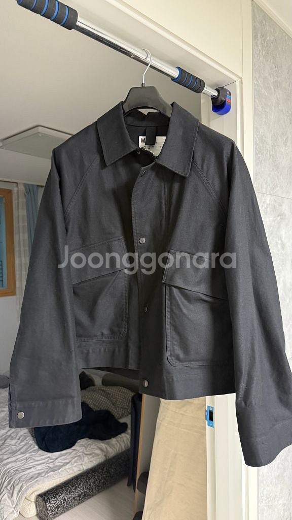 [S] 마가렛호웰 크롭드 자켓 블랙--0