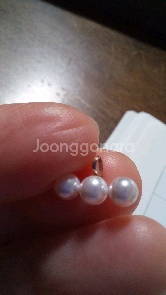 14k 트리플진주 펜던트--7