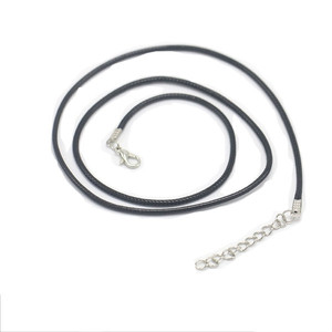 새 4개 검은색 50cm 체인 목걸이줄 끈 펜던트