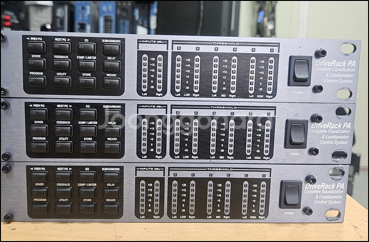dbx driveRack PA 중고 디지털 프로세서--1
