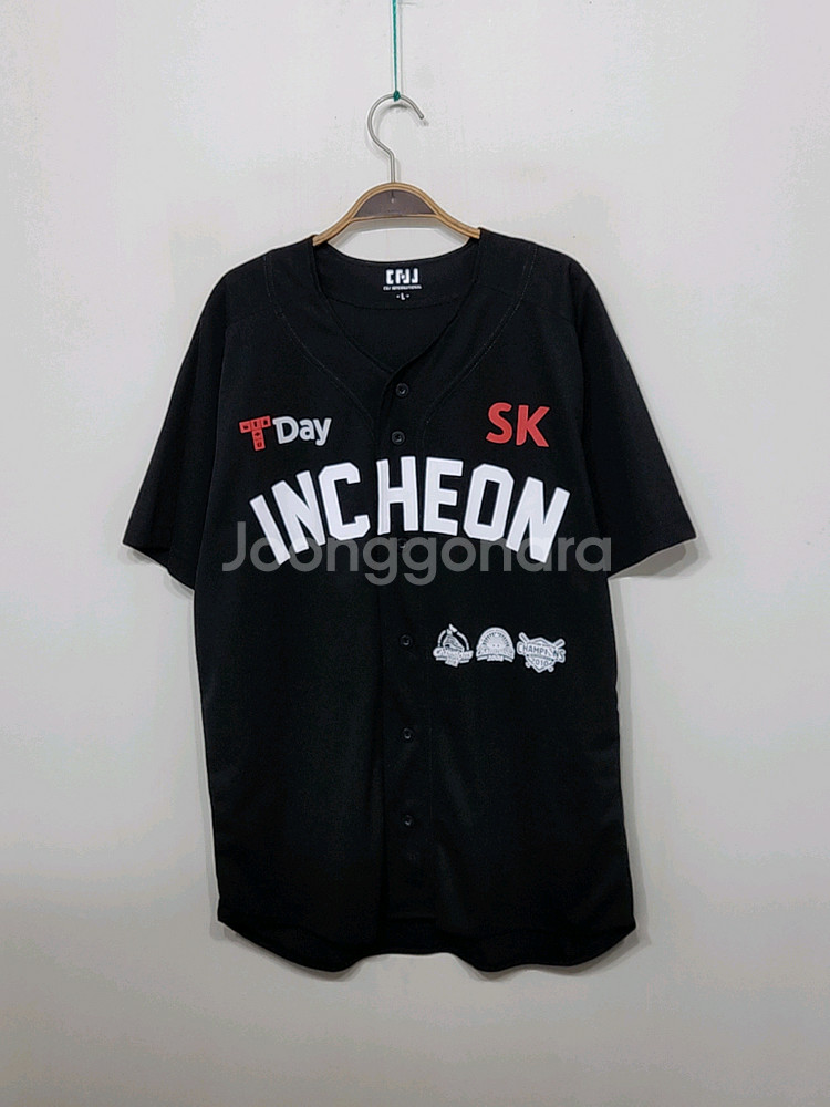 (XL) SK 와이번스 야구져지 챔피온 우승기념 유니폼--0
