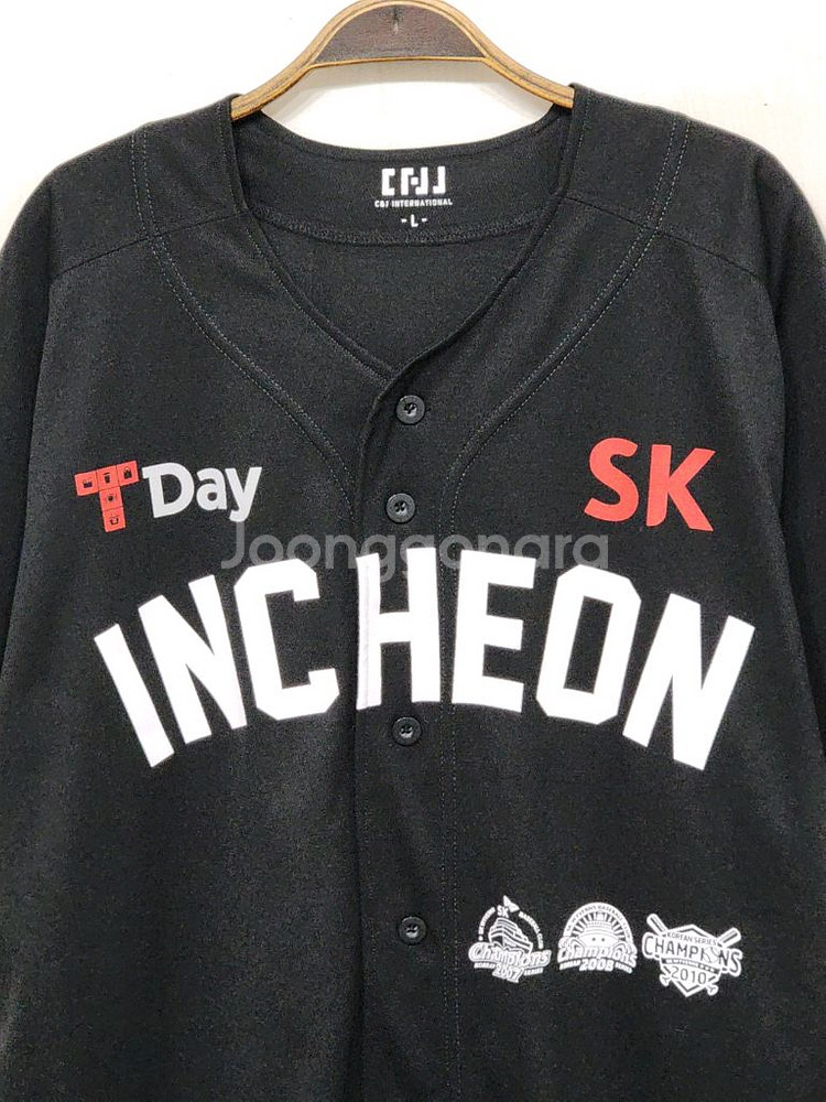 (XL) SK 와이번스 야구져지 챔피온 우승기념 유니폼--1