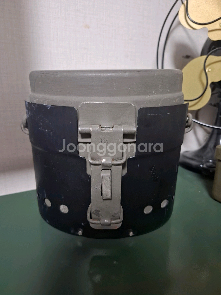 미사용 스웨덴군 스텐레스 반합--0