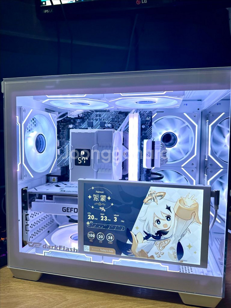 데스크탑 PC 컴퓨터 팝니다. 게이밍·영상편집·화이트--0