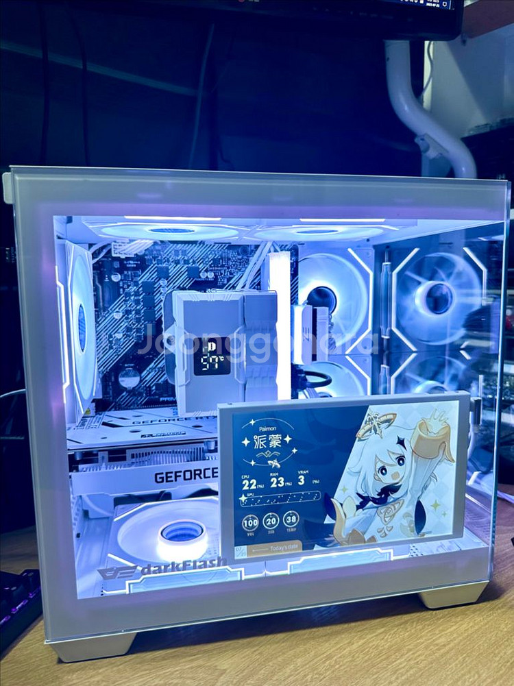 데스크탑 PC 컴퓨터 팝니다. 게이밍·영상편집·화이트--1