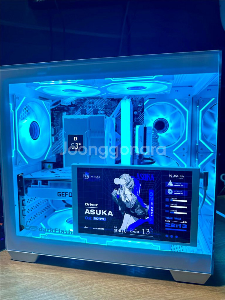 데스크탑 PC 컴퓨터 팝니다. 게이밍·영상편집·화이트--9