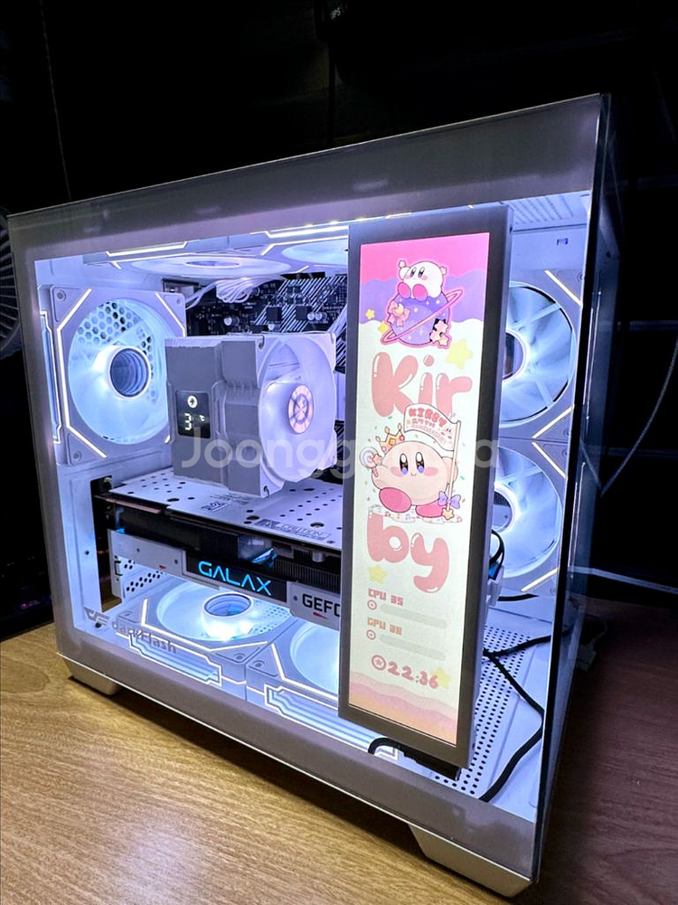 데스크탑 PC 컴퓨터 팝니다. 게이밍·영상편집·화이트--1
