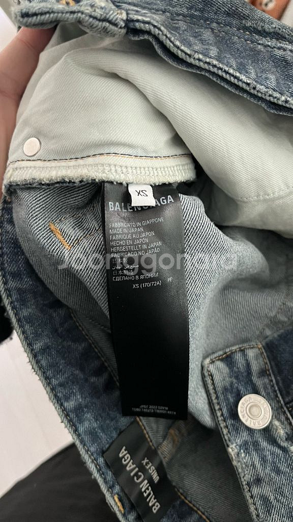 [XS] 발렌시아가 재패니즈 오버사이즈 배기데님--3