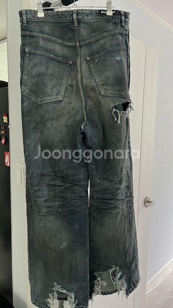 [XS] 발렌시아가 재패니즈 오버사이즈 배기데님--2