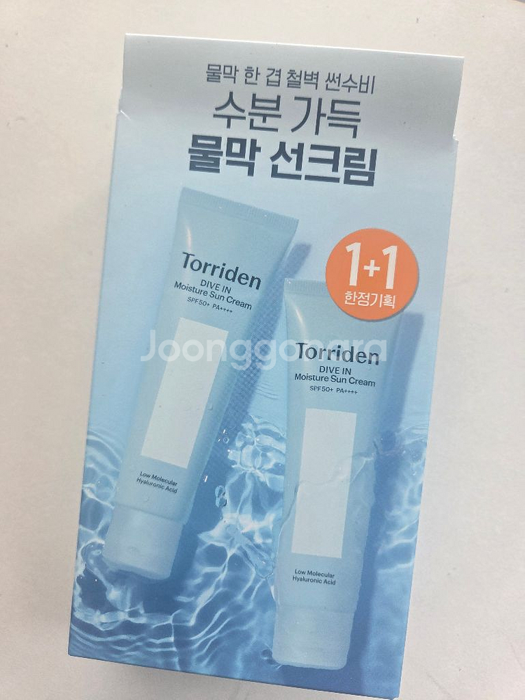 토리든 다이브인 모이스처 선크림 1+1--0