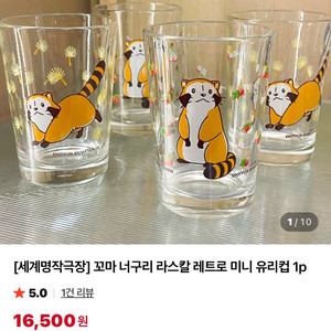 새상품 풀박ㅣ2004년 고전 라스칼 유리컵 2개