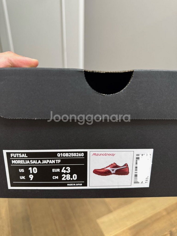 미즈노 모렐리아 살라 재팬 JP TF 280--5