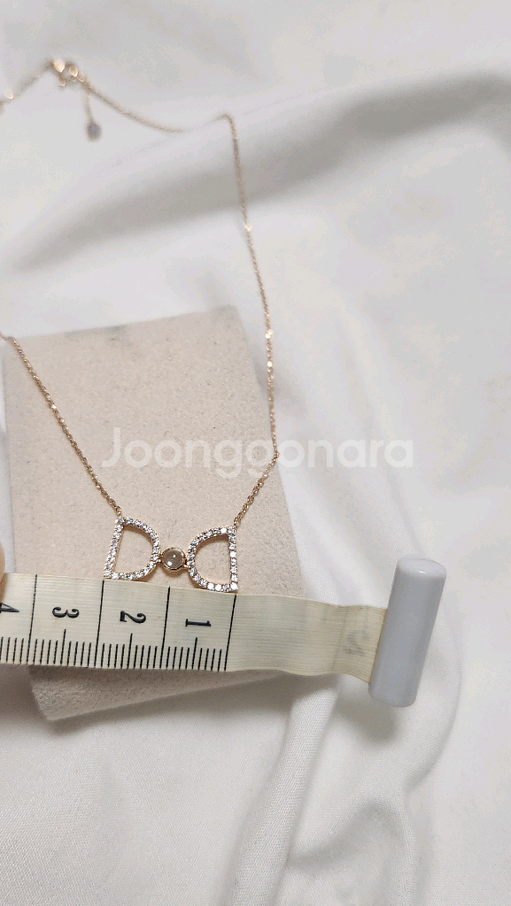 디디에두보 14k목걸이 정품--1