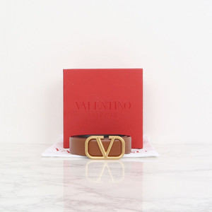 발렌티노 V로고 3Y2T0Q90 가죽 벨트