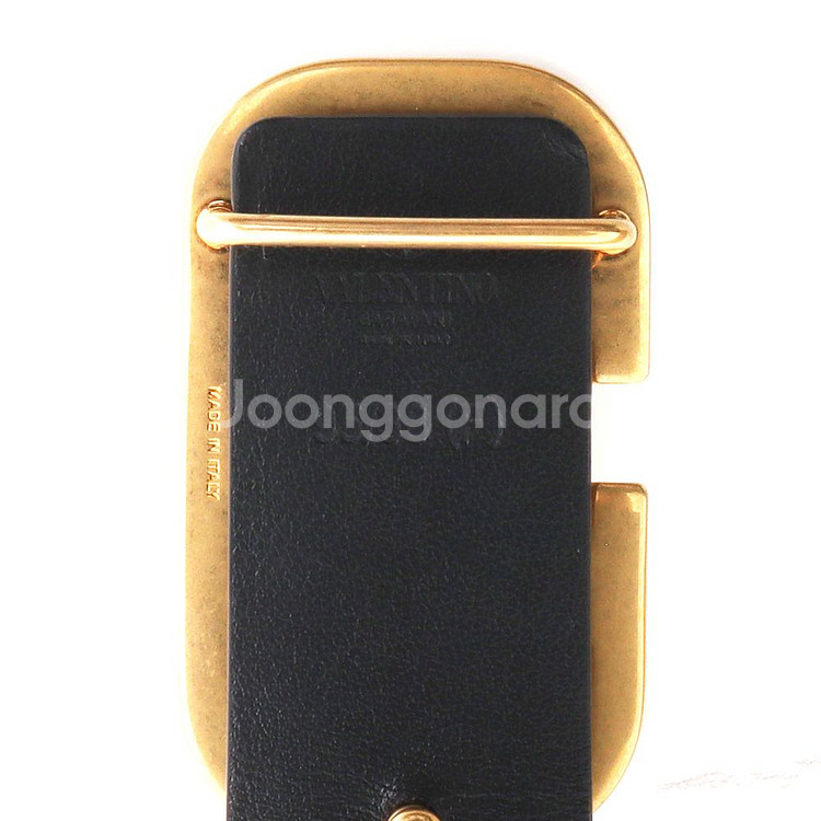 발렌티노 V로고 3Y2T0Q90 가죽 벨트--7