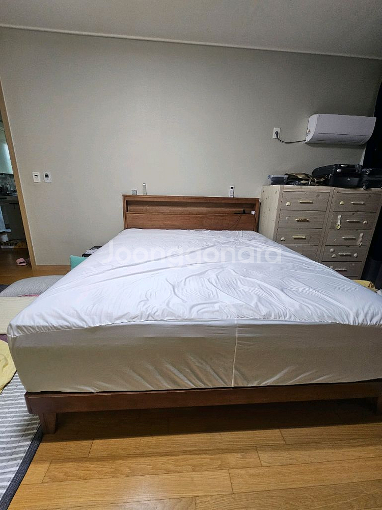 지누스 포레스트워크 하이브리드 매트리스 라지킹 프레임O--1